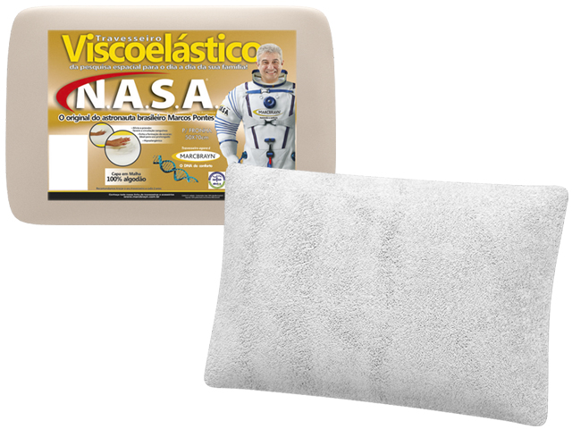 Colch�es em Pirituba - TRAVESSEIRO NASA MEMORY - M�DIO 14cm